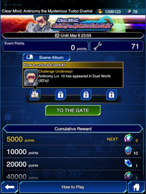 How to unlock Antinomy in the Clear Mind: Antinomy the Mysterious Turbo Duelist event
