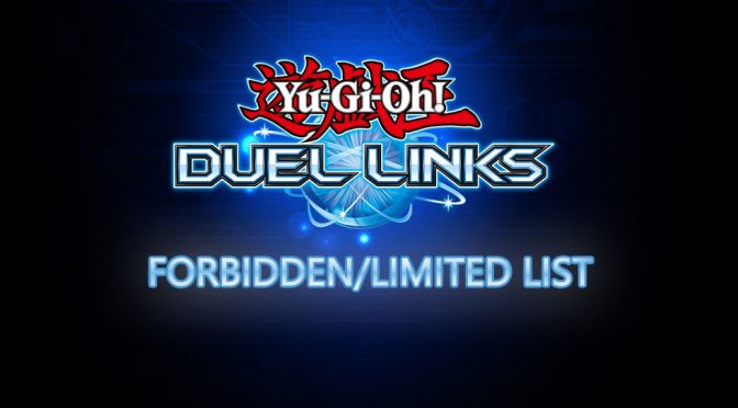 forbidden and limited list in Duel Links