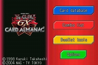 ScreenShot: Yu-Gi-Oh! GX Card Almanac DS