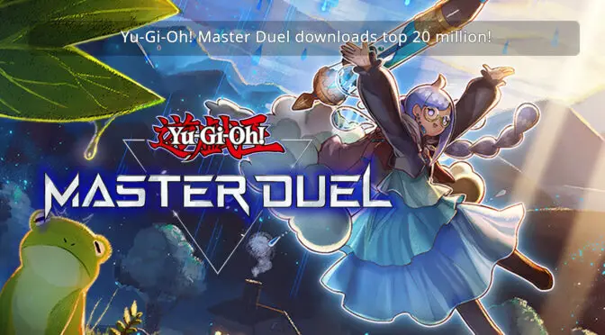 Yu-Gi-Oh! Master Duel downloads top 20 million