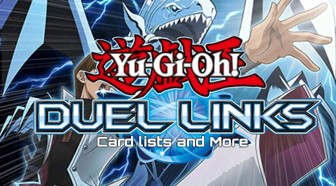 Yu-Gi-Oh! Duel Links card lists